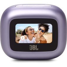 Навушники JBL Live Beam 3 Purple Bluetooth з сенсорним дисплеєм кейсу, ANC, Hi-Fi звук, до 24 год, бездротова зарядка