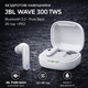 Навушники JBL Wave 300 TWS Bluetooth 5.2, Pure Bass, 26 год, сенсорне керування, IPX2, швидка зарядка