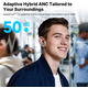 Навушники EarFun Air Pro 4+ Black: Hi-Res Audio, aptX Lossless, Адаптивний ANC 50дБ, Bluetooth 6.0, 54 год автономності