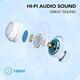 Уцінка Бездротові міні-навушники Tiksounds Ear Buds, Bluetooth 5.3, стереозвук із басами, 60 годин роботи, шумопоглинанн