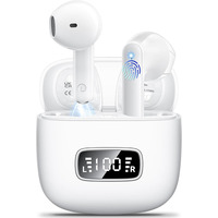 Бездротові навушники Godyse G11max Bluetooth 5.3, сенсорні, стерео звук, з кейсом, зарядка до 30 годин