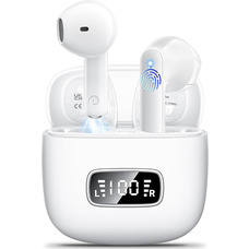 Бездротові навушники Godyse G11max Bluetooth 5.3, сенсорні, стерео звук, з кейсом, зарядка до 30 годин