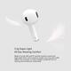Бездротові навушники Blackview AirBuds 6 Bluetooth 5.3 Водозахист IPX7 Ультралегкі TWS Навушники Білі