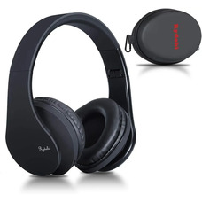 Rydohi Бездротові навушники Bluetooth над вухом, стереогарнітура Hi-Fi з глибокими басами, складані та легкі