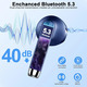 Bluetooth-навушники Drsaec J55 чіткий звук, 4 мікрофони ENC та до 48 годин прослуховування