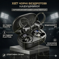 Бездротові спортивні навушники-вкладиші, бас 3.0-стерео Bluetooth 5.4, навушники-вкладиші, 4 ENC з шумопоглинанням, водонепроникні