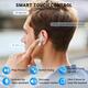 Бездротові навушники, навушники Bluetooth 5.3 з 4 мікрофонами, ENC, шумопоглинання під час дзвінків, 42 години відтворення, світло