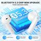 Бездротові навушники, навушники Bluetooth 5.3 з 4 мікрофонами, ENC, шумопоглинання під час дзвінків, 42 години відтворення, світло