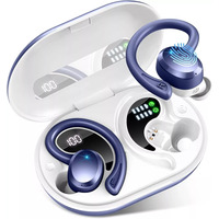 Бездротові навушники Rulefiss Q38 Bluetooth 5.3 з імерсивним Hi-Fi стереозвуком, 48 годин роботи без підзаряджання 2023 г