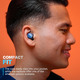 Бездротові навушники JLab Go Air Pop+, внутрішньоканальні, Bluetooth-навушники, 35 годин відтворення, Bluetooth-навушники