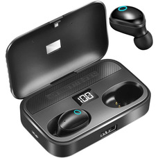 Бездротові навушники вкладиші BlueTEK T28 Bluetooth 5.0 Стереонавушники з інтелектуальним світлодіодним дисплеєм IPX7 120 годин