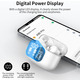 Навушники бездротові Btootos A90 PRO, Bluetooth 5.3, зі світлодіодним дисплеєм, Спорт, Елегантний, білий