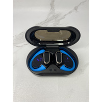 Б/В Бездротові навушники Kuizil Blue Q76 Bluetooth 5.3 спортивні вакуумні 50 годин IP7 чорні