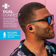 Уцінка Бездротові навушники JLab Go Pop+, внутрішньоканальні, Bluetooth-навушники, 35 годин відтворення, Bluetooth-навушники