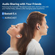 Бездротові навушники EarFun Air Pro 4 White TWS Bluetooth 5.4 з адаптивним ANC, Hi-Res Audio та вологозахистом
