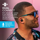 Бездротові навушники JLab Go Air Pop+ White Bluetooth-навушники з мікрофоном акумуляторні вологозахищені Хмарно-білі