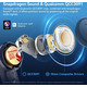 Бездротові навушники EarFun Air Pro 4: ANC 50дБ, Hi-Res LDAC, Snapdragon Sound, Bluetooth 5.4, 52 год автономності, Чорні