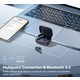 Бездротові навушники EarFun Air Pro 4: ANC 50дБ, Hi-Res LDAC, Snapdragon Sound, Bluetooth 5.4, 52 год автономності, Чорні