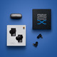 Бездротові навушники Status Pro X Black потрійний динамік LDAC Hi-Res шумозаглушення 52 дБ Bluetooth 5.3 вологозахист IP55