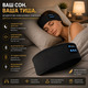 Блютуз навушники пов'язка для бігу йоги та сну SleepBand 5.0 бездротова маска гарнітура з мікрофоном чорна новий