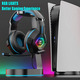 Ozeino ZW1 - Ігрова гарнітура,RGB-підсвічуванням, об'ємний звук, мікрофон із шумопоглинанням, регулятор гучності