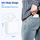 Уцінка Змінний кейс для Airpods бездротовий зарядний чохол, сумісний з Air Pods 1-го та 2-го покоління, 450 мАг, Bluetooth