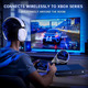 Бездротова ігрова гарнітура RYR Captain 560 White: Xbox, PS5, PC | Bluetooth 5.3 | 60 год роботи | 3D звук та Hi-Fi мікрофон