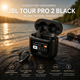 Навушники JBL Tour Pro 2 Black Bluetooth 5.3 з ANC, Smart Case дисплей, до 40 год, 6 мікрофонів, IPX5