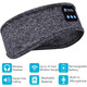 Бездротові Bluetooth навушники-пов'язка для сну та спорту з мікрофоном SleepBand BT 5.0, 10 годин роботи, Сіра