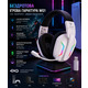 Бездротова ігрова гарнітура WESEARY WG1 2.4 ГГц Bluetooth для PS5 PS4 ПК Switch Mac, 50 годин, білий