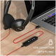 Гарнітура з мікрофоном для ПК Дротові навушники - USB C 3,5 мм Гарнітура з мікрофоном із шумопоглинанням для ноутбука