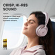 Навушники Anker Soundcore Space One Rose — Бездротові Bluetooth Hi-Res, адаптивне шумозаглушення ANC, LDAC, 55 год роботи