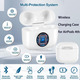 Бездротовий зарядний кейс для AirPods 4 замінний чохол з Bluetooth та портом USB-C Qi-зарядка 450 mAh Білий Alimingyan