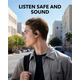 Бездротові навушники Anker Soundcore V20i Black відкриті Bluetooth 5.4 спортивні вологозахищені навушники з BassUp