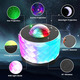 Проектор зоряного неба, 3-в-1 RGB музичний проектор Aurora нічник з Bluetooth-динаміком та білим шумом, таймер, для немовлят