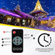 Світлодіодний проектор ілюмінація сніжинками Snowflake Lamp IP65 водонепроникний міні-різдвяний сніжинки-проектор для вулиці
