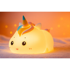 Силіконовий дитячий світильник для сну "Єдиноріг"