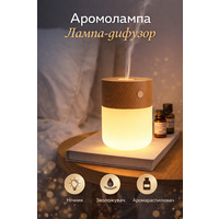 Акумуляторна Аромолампа Лампа-дифузор з акумулятором нічник LED