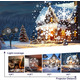Світлодіодний проектор ілюмінація сніжинками Snowflake Lamp IP65 водонепроникний міні-різдвяний сніжинки-проектор для вулиці