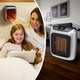 Обігрівач портативний Handy Heater Turbo 800W, керамічний тепловентилятор у розетку, термостат, таймер, дисплей