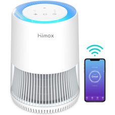 Очисник повітря HIMOX -H06 із змінним фільтром для керування за допомогою застосунку, високоефективний медичний фільтр HEPA