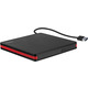 Зовнішній CD/DVD-привід Rioddas BT669 USB 3.0: Портативний дисковод DVD-RW для ноутбука та ПК, Windows / Mac / Linux (Black)