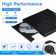 Зовнішній DVD/CD привід NOLYTH 5-в-1 USB 3.0 Type-C — Портативний дисковод для MacBook та Windows з SD/TF та Аудіовиходом