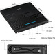 Зовнішній DVD/CD привід NOLYTH 5-в-1 USB 3.0 Type-C — Портативний дисковод для MacBook та Windows з SD/TF та Аудіовиходом