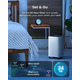 Компресорний осушувач повітря Pro Breeze 12L з резервуаром для води 2 л, функцією сушіння білизни та автоматичним датчиком