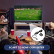 Конвертер SCART-HDMI 1080P з HDMI та USB кабелем | Адаптер відео-аудіо Full HD для ТВ, проектора, PS3, DVD