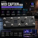Портативний MIDI-контролер Paint Audio MIDI CAPTAIN STD футсвіч на 10 металевих кнопок чорний для гітари та ПК