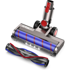 Змінна насадка-щітка FLYLINKTECH, сумісна з Dyson V7 V8 V10 V11 V15, моторизована насадка-пилосос з 2 роликами для твердих підлог
