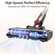 Змінна насадка-щітка FLYLINKTECH, сумісна з Dyson V7 V8 V10 V11 V15, моторизована насадка-пилосос з 2 роликами для твердих підлог