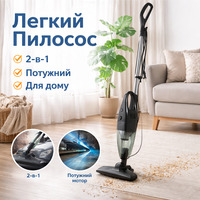 Ручний пилосос Esperanza EHV101K 2 в 1 вертикальний HEPA 600 Вт Чорний